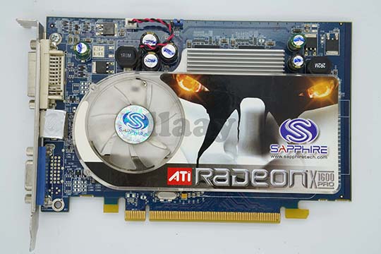 蓝宝石SAPPHIRE Radeon X1600 Pro 128MB 显示卡（ATI Radeon X1600 Pro芯片）